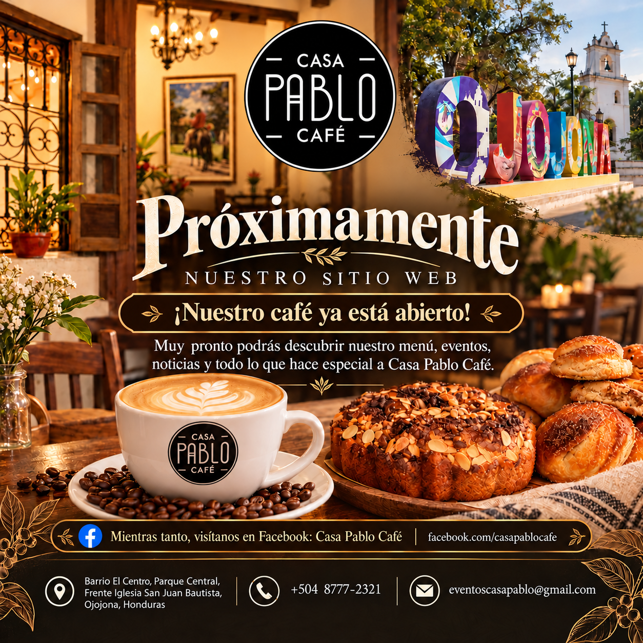 Casa Pablo Café - Próximamente nuestro sitio web